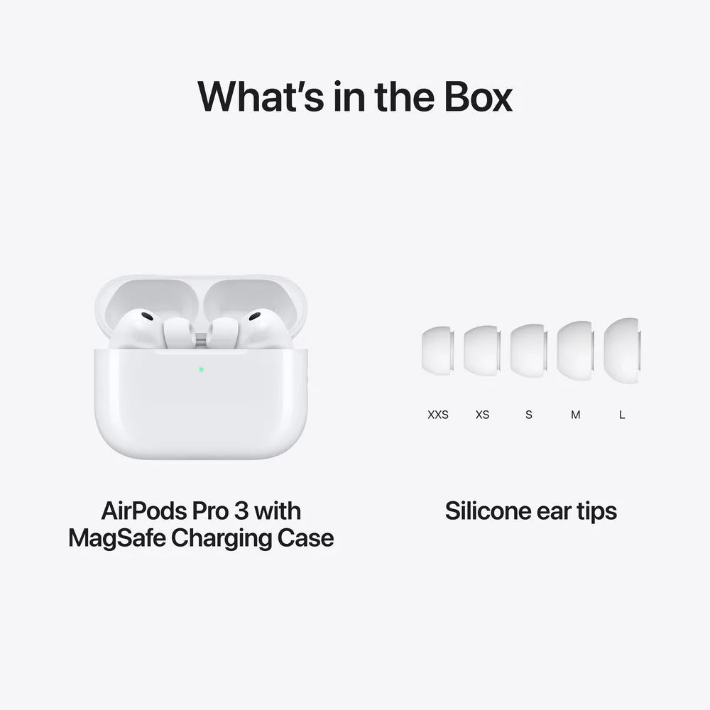 AirPods Pro 3 with active noise cancellation
